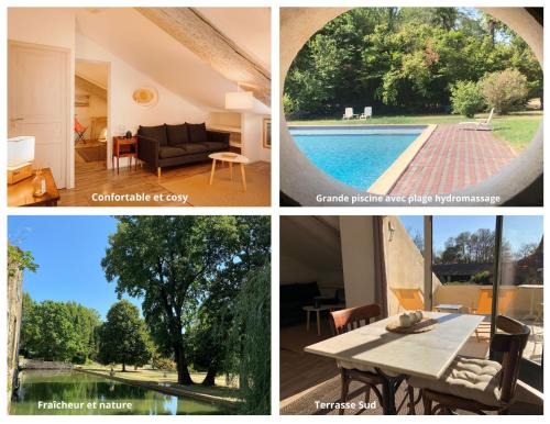 Salleles-d'Aude Wohnung | Terrasse avec vue Domaine Viticole