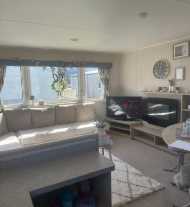 Gronant Resort | The Aurora van at Presthaven sands holiday park and beach resort in North Wales- 8 berth