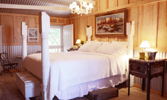 Joseph Wohnung | Das Bunkhouse, ein romantisches Riverside Get-A-Away für zwei