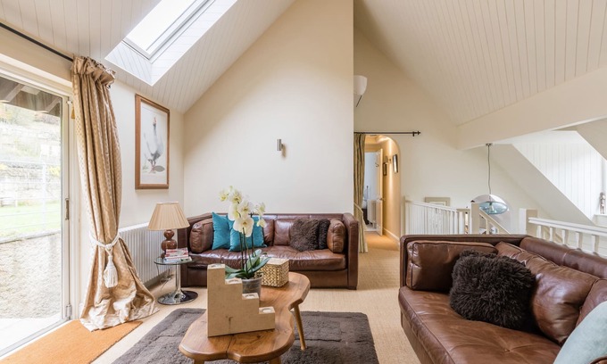 Stroud Haus | Das Retreat des Vorsitzenden, Slad, The Cotswolds, Gloucestershire. Raum zum Entspannen.