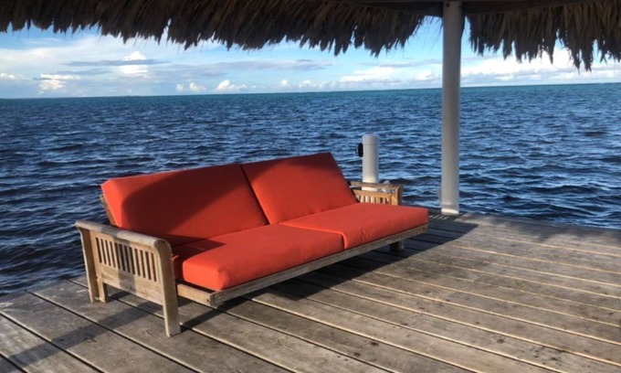 San Pedro Hütte | The Hidden Blue Point "La Chakra" A Stunning Ocean View Cottage.