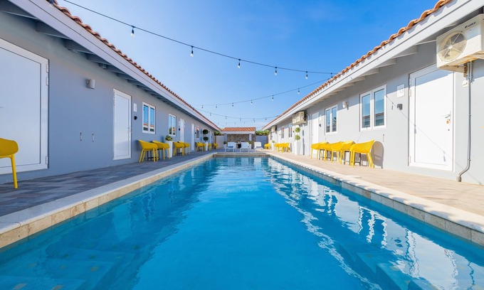 San Miguel Wohnung | The Lizard Apt 14 3 min drive from Eagle Beach