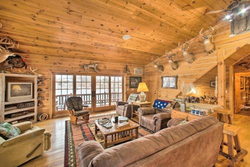 Putnam County Haus | The Lodge in Powersville with Game Room and Fire Pit