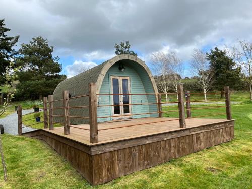 Newcastle-on-Clun Skihütte | The Pod Patch - Trelerney Pod