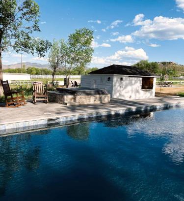 Reno Haus | The Ranch House with a Pool Hot Tub and Fire Pit