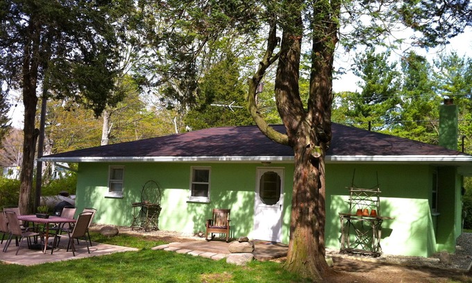 Glenn Hütte | Das Green Cottage im charmanten Glenn zwischen South Haven und Saugatuck