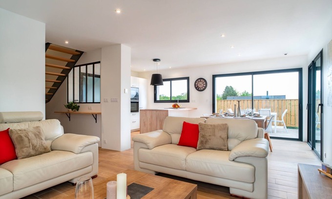 Plomelin Haus | Ti Menhir - Charmante maison pour 6 avec jardin