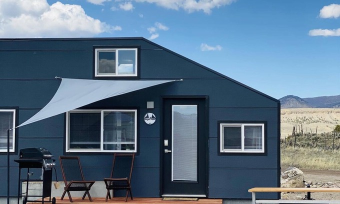 Meeker Haus | Tiny Home built on "Tiny House Nation" with one Queen bed in a loft and twin on main floor. Sleeps: 3