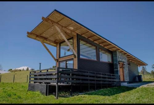 Puerto Varas Villa | Tiny House Licarayén con Tinaja caliente