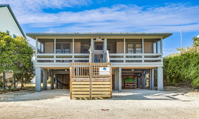 Pawleys Island Hütte | Tipp Ellen Pawleys Island Haustierfreundliches tolles Haus direkt gegen��ber vom Strand