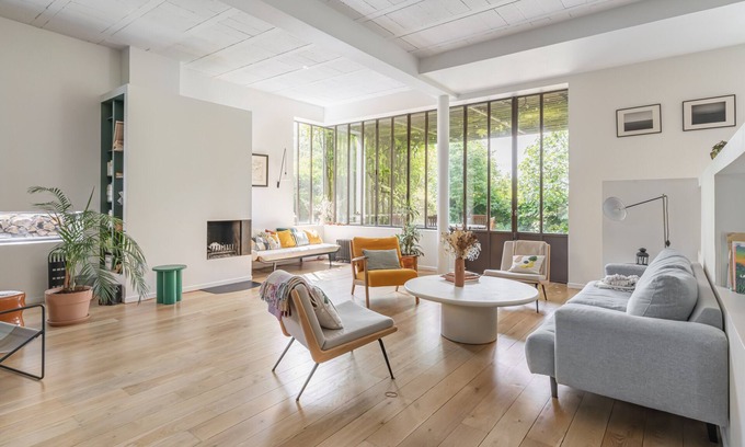 Montreuil Haus | Très Grande Maison D'architecte Avec Jardin, Idéal Pour les Familles