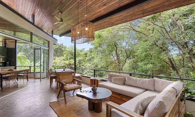 Tamarindo Haus | Treehouse Hideaway in Tamarindo Jungle with Pool & Open-Air Living Room