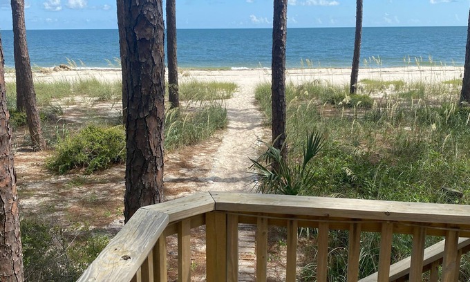 Alligator Point Haus | "Tucked Away" Private Beachfront Home in Secluded Area