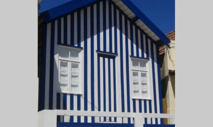 Costa Nova do Prado Haus | typisches Holz Heuhaufen