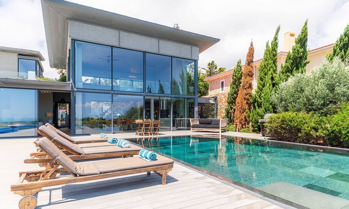 Monserrate Villa | Ultramoderne Villa in Cascais | 4 Schlafzimmer | Villa Equador | Billardtisch | Atemberaubender Meer