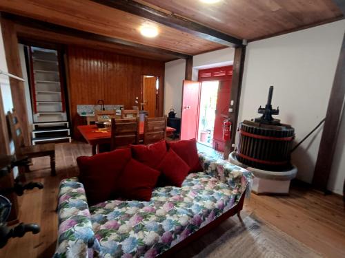 Vila Franca do Campo Wohnung | Um quarto da Casa do Monte Adega
