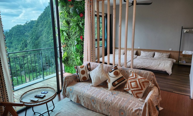 Ulu Kinta Eigentumswohnung | Unique Boho Retreat : Onsen & Mountain View