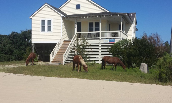 Corolla Haus | Einzigartiges Zuhause in 4x4 Größe der Corolla, wo Strände # 4 in Amerika gewählt werden!
