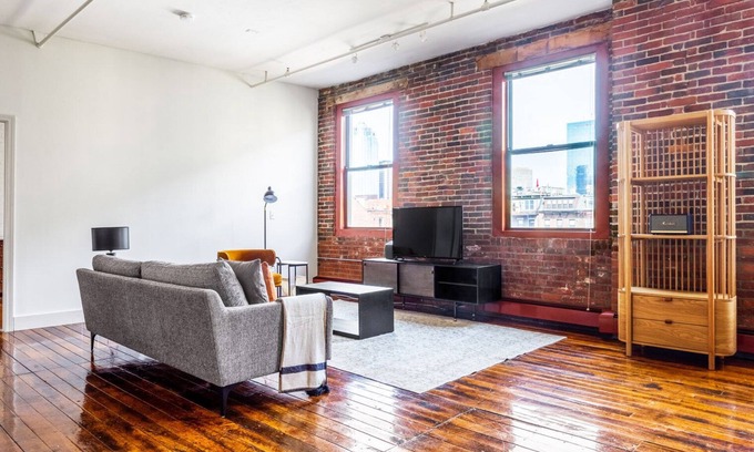 South End Haus | Unique South End Loft w/ Pool, Art Gallery, Steps to T by Blueground