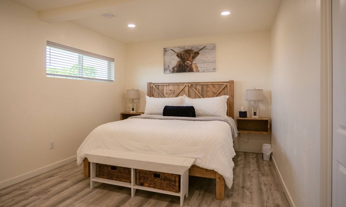 Eagle Point Haus | Unwind in this stylish, fully remodeled farmhouse with mountain views and a private hot tub