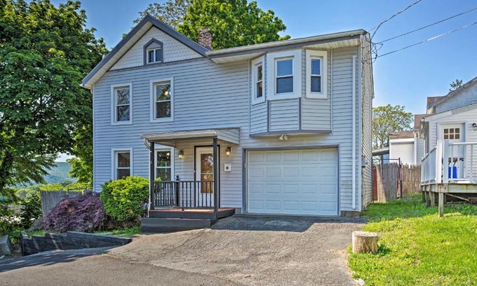 Highland Falls Haus | Updated Home with Patio Half Mile to West Point