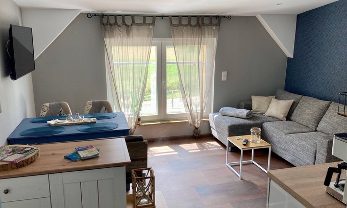 Friedrichswalde Wohnung | Ferienwohnung "See", DG, 48 qm, 2 Schlafzimmer, Terrasse, max. 4 Personen