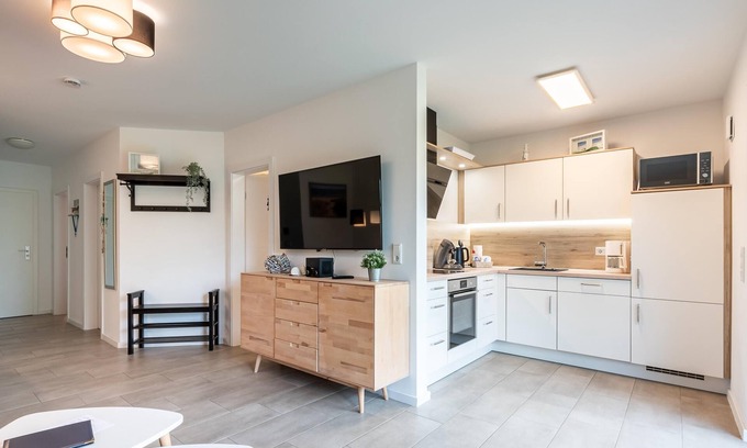 Norden Wohnung | Ferienwohnung für 4 Personen, mit großer Terrasse und Garten