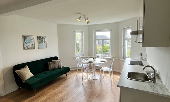 Kalifornien Wohnung | Ferienwohnung mit Meerblick direkt hinter dem Deich in Kalifornien an der Ostsee