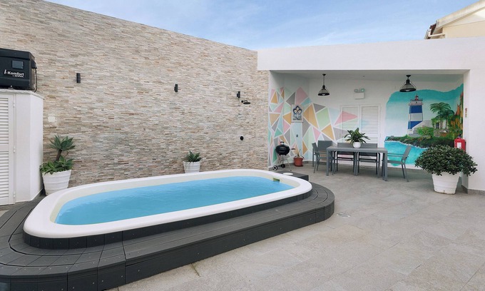Cascais Haus | Ferienhaus "Casa Mourato - Smart and Eco Wonder" mit Privatem Pool, Privaten Terrassen und WLAN