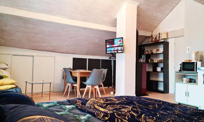 Chaffois Wohnung | Vaste studio chaleureux