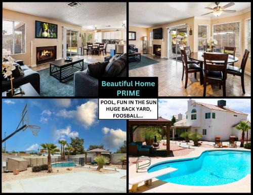 Las Vegas Haus | Vegas Getaway, Pool, Basket Ball, Games, Cook