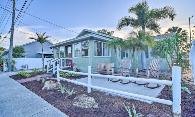 Dunedin Haus | Vibrant Dunedin Getaway with Furnished Patio!