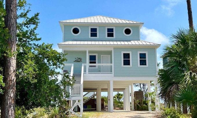 Cape San Blas Haus | Views Galore from this Gulf Front Beauty