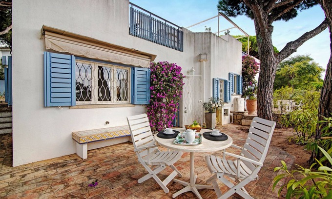 Vale do Lobo Villa | Villa 'Apple' mit Meerblick, Wi-Fi und Klimaanlage