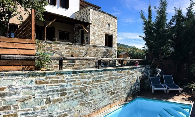 Agios Vlassios Villa | Villa Artemida - Drei Schlafzimmer Villa, Schläft 8