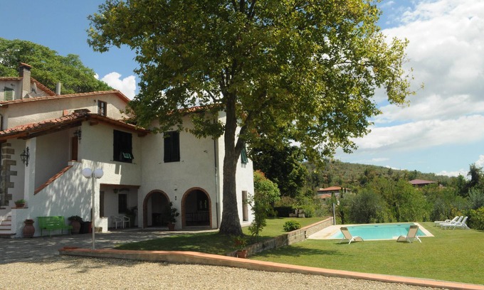 Castelfranco Piandisco Villa | Villa in den Hügeln der Toskana in der Nähe von Florenz