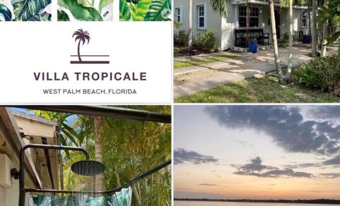 West Palm Beach Villa | Villa Tropicale in lush garden