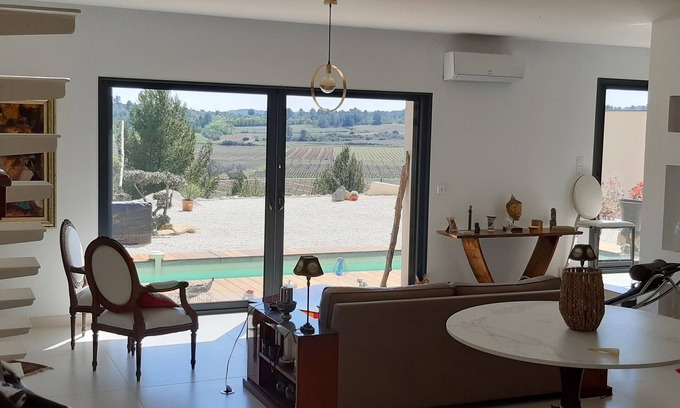 Combaillaux Haus | Villa vue Exceptionnelle, Sans Vis-à-vis, Proche de Montpellier et des Plages