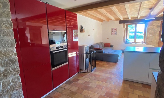 Cesancey Haus | Village house (9 pers), ideal for families, in the heart of the Jura mountains