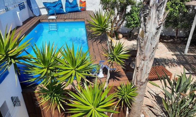 Ferragudo Haus | Dorfhaus im Herzen Ferragudos,schöner Patio,Dachlounge , neuer privater Pool!