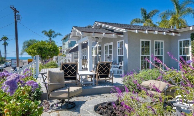 Carlsbad Haus | Walk to Beach | AC | Firepit | Grill
