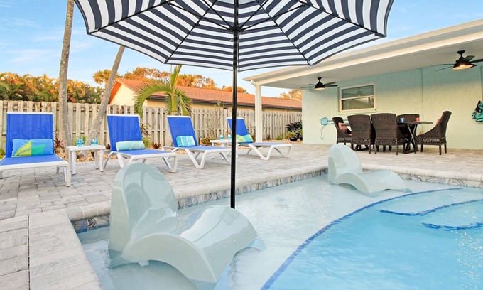 Cocoa Beach Haus | Cocoa Beach Bliss-Pool-Game room-Walk to Beach