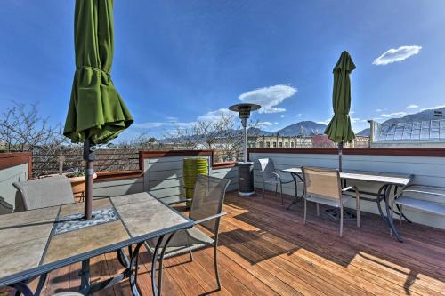 Logan Wohnung | Walkable Downtown Logan Apartment with Rooftop Deck