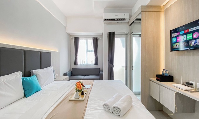 Bekasi Timur Wohnung | Warm And Restful Studio Transpark Juanda Bekasi Timur Apartment