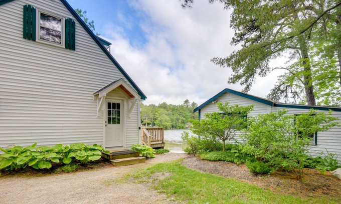 Gray Haus | Waterfront Gray Home w/ Furnished Deck & Fire Pit!