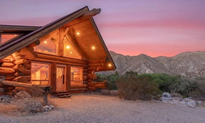 Palm Springs Kabine | Whitewater A-Frame Cabin: seen in Travel & Leisure