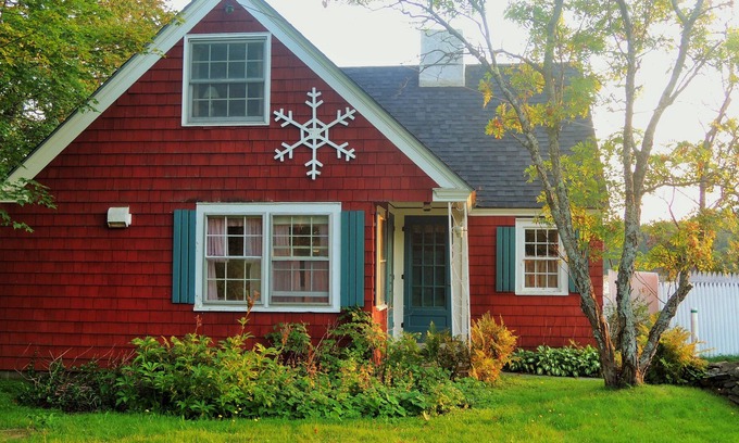 Westmore Hütte | Charmantes Cottage am Wasser am Lake Willoughby / spektakuläre Aussicht