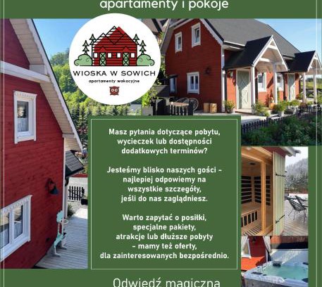 Sokolec Wohnung | Wioska w Sowich Sokolec