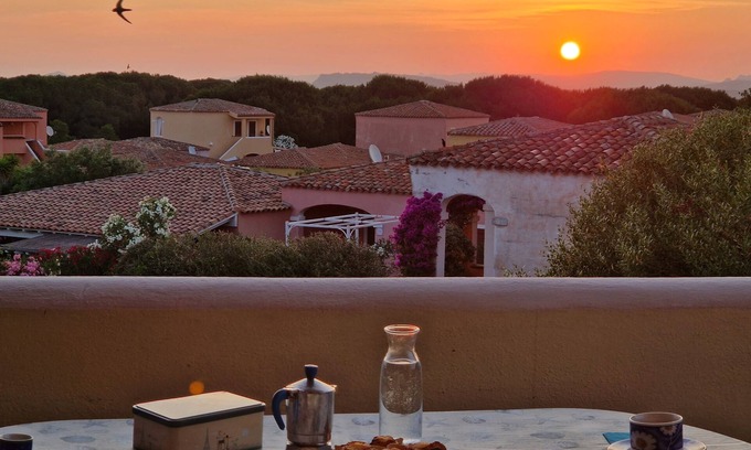 Aglientu Wohnung | Within walking distance of the beautiful Vignola beach, with panoramic terrace.