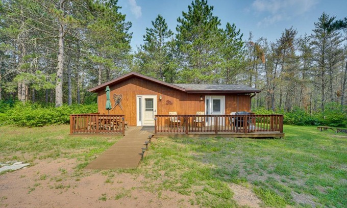 Brule Haus | Woodland Cabin with Fishing, ATV and Snowmobile Trails